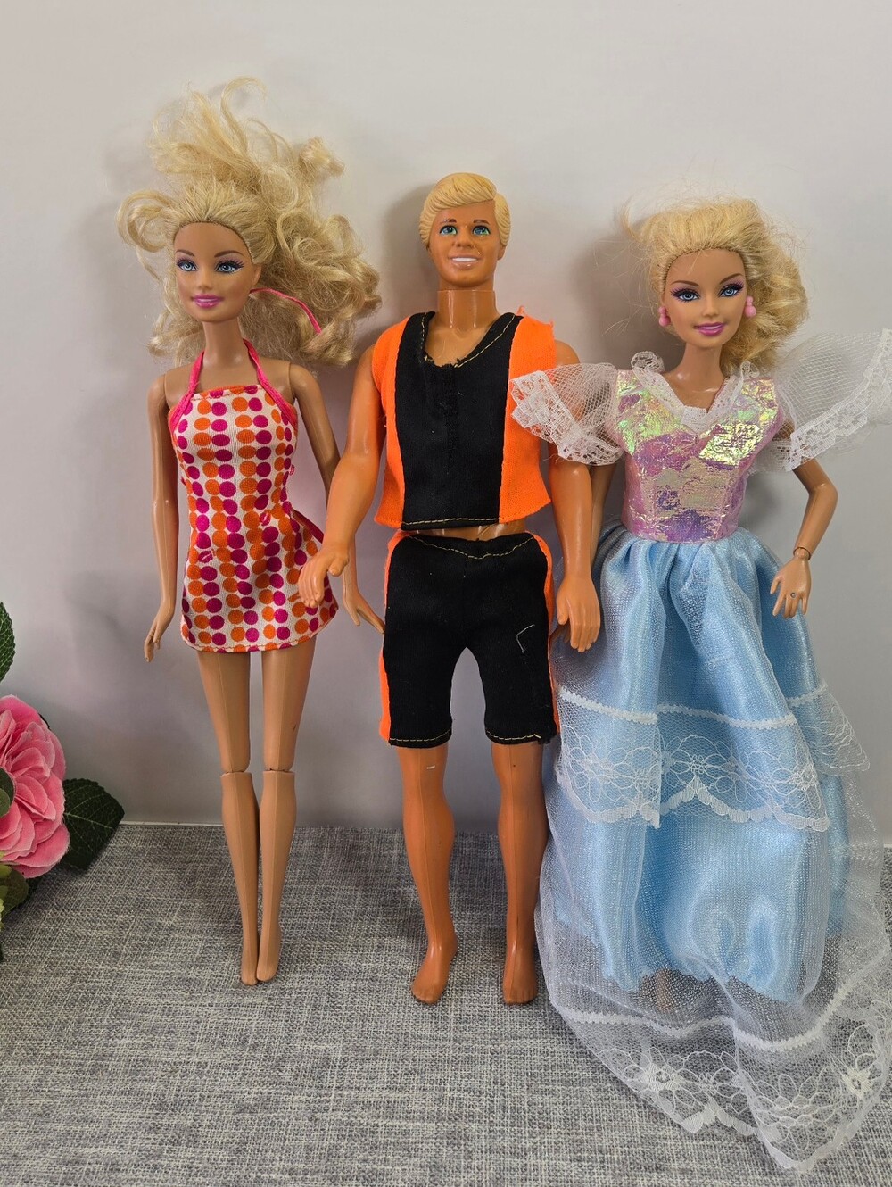 Barbie Doll Lot Of 3 Mattel 1980-2000, Ken